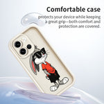 For OnePlus Nord 6 5G TPU Case Cartoon Rabbit Pattern Rubberized Anti-Slip Phone Back Cover