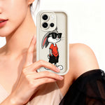 For OnePlus Nord 6 5G TPU Case Cartoon Rabbit Pattern Rubberized Anti-Slip Phone Back Cover