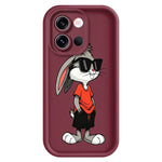 For OnePlus Nord 6 5G TPU Case Cartoon Rabbit Pattern Rubberized Anti-Slip Phone Back Cover