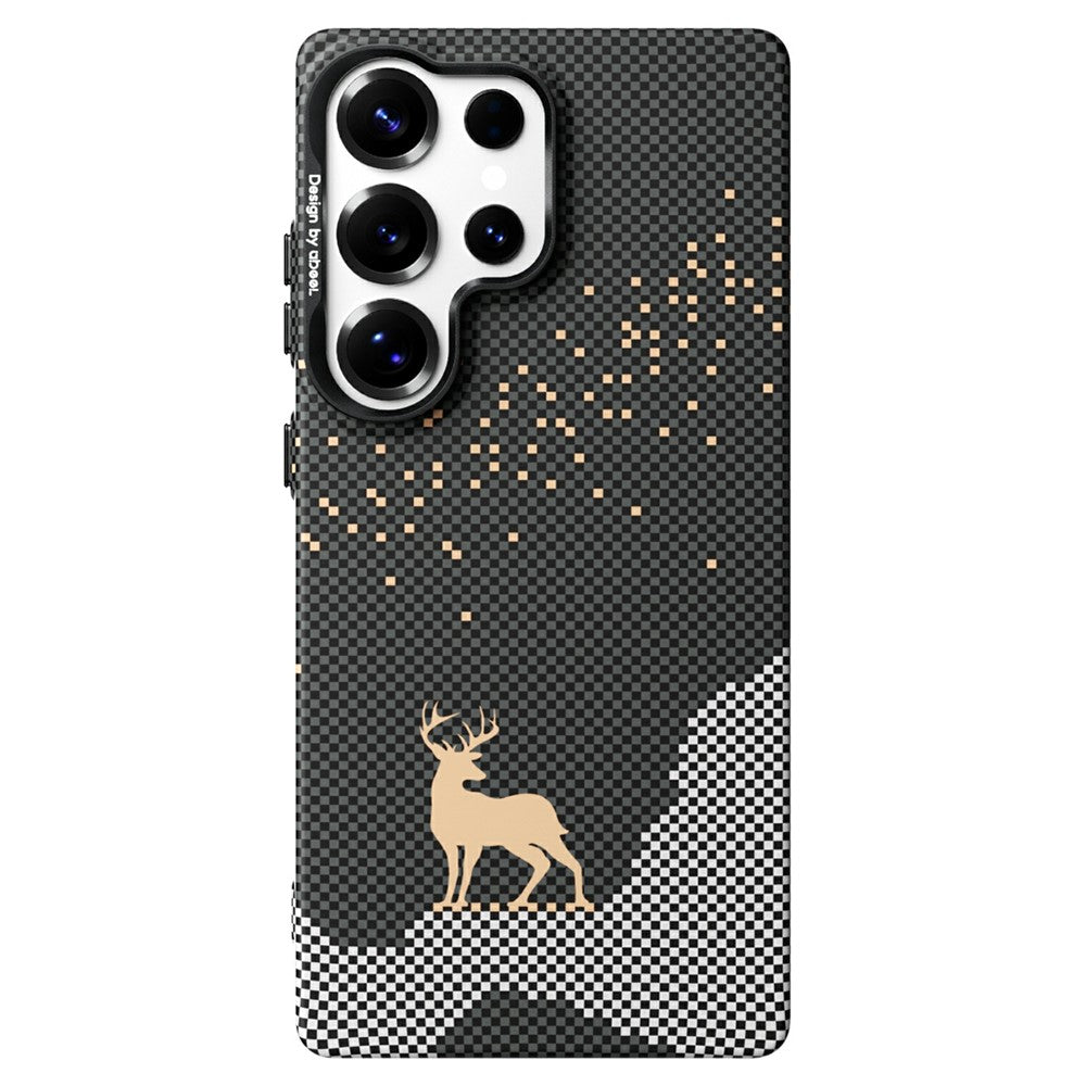 ABEEl magnetiskt ultratunt minimalistiskt PC + TPU-mobilskal till Samsung Galaxy S25 Ultra