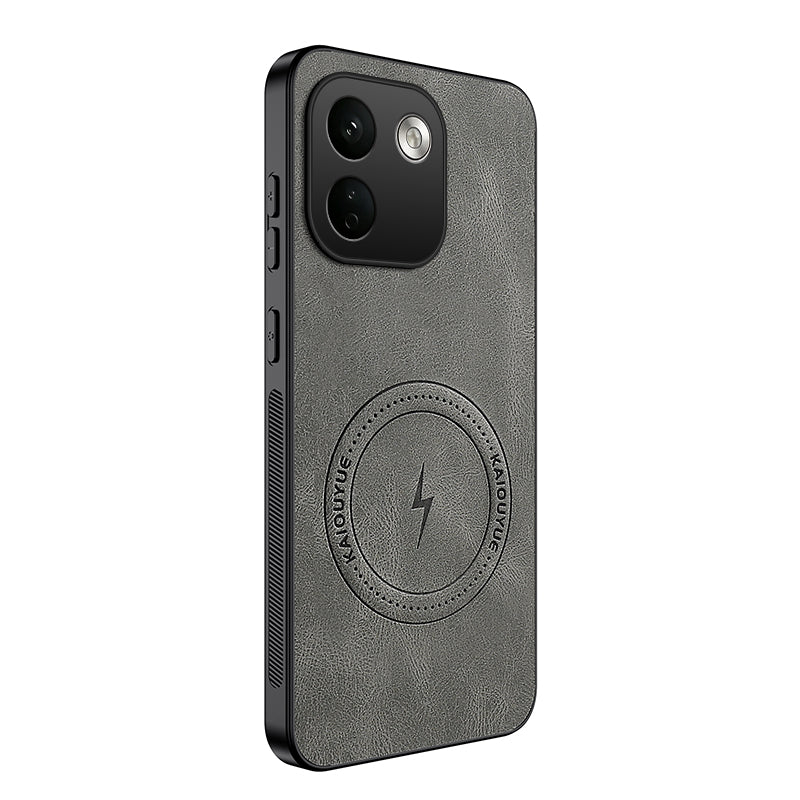 WANLONFENG for Xiaomi Redmi Note 17 Pro Max 5G / Xiaomi Redmi Note 17 Pro+ 5G SD1 Series Magnetic Case Nappa Texture PC TPU Phone Cover