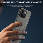 WANLONFENG for Xiaomi Redmi Note 17 Pro Max 5G / Xiaomi Redmi Note 17 Pro+ 5G SD1 Series Magnetic Case Nappa Texture PC TPU Phone Cover
