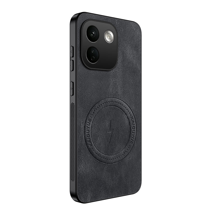 WANLONFENG for Xiaomi Redmi Note 17 Pro Max 5G / Xiaomi Redmi Note 17 Pro+ 5G SD1 Series Magnetic Case Nappa Texture PC TPU Phone Cover