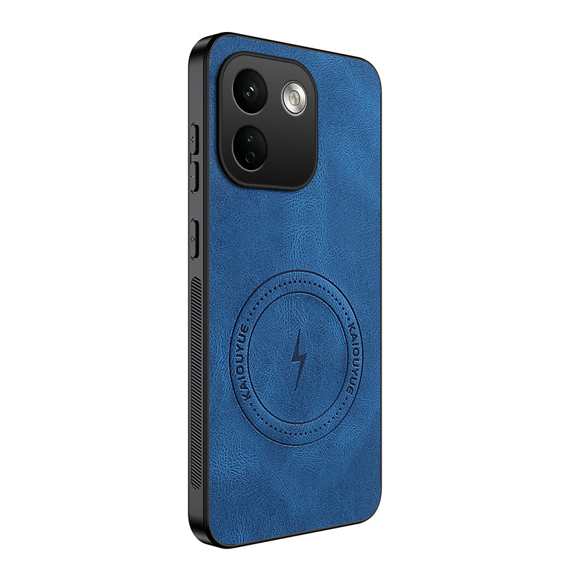 WANLONFENG for Xiaomi Redmi Note 17 Pro Max 5G / Xiaomi Redmi Note 17 Pro+ 5G SD1 Series Magnetic Case Nappa Texture PC TPU Phone Cover