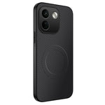 WANLONFENG for Xiaomi Redmi Note 17 Pro Max 5G / Xiaomi Redmi Note 17 Pro+ 5G TQ Series Magnetic Case Carbon Fiber Texture PC TPU Phone Cover