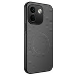 WANLONFENG for Xiaomi Redmi Note 17 Pro Max 5G / Xiaomi Redmi Note 17 Pro+ 5G TQ Series Magnetic Case Carbon Fiber Texture PC TPU Phone Cover