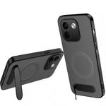 WANLONFENG för Xiaomi Redmi Note 17 Pro Max 5G / Xiaomi Redmi Note 17 Pro+ 5G QT-serien Magnetiskt skal Stativ Kolfiberstruktur PC TPU mobilskal