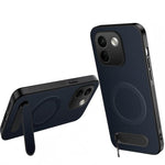WANLONFENG för Xiaomi Redmi Note 17 Pro Max 5G / Xiaomi Redmi Note 17 Pro+ 5G QT-serien Magnetiskt skal Stativ Kolfiberstruktur PC TPU mobilskal
