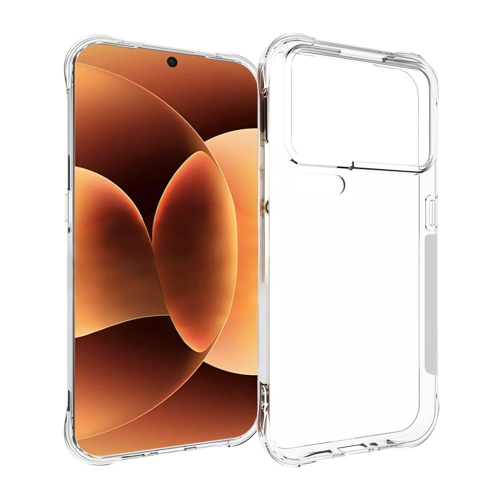 WANLONFENG for Xiaomi 18 Pro Max TM Series Clear TPU Case 2.0mm Phone Back Cover
