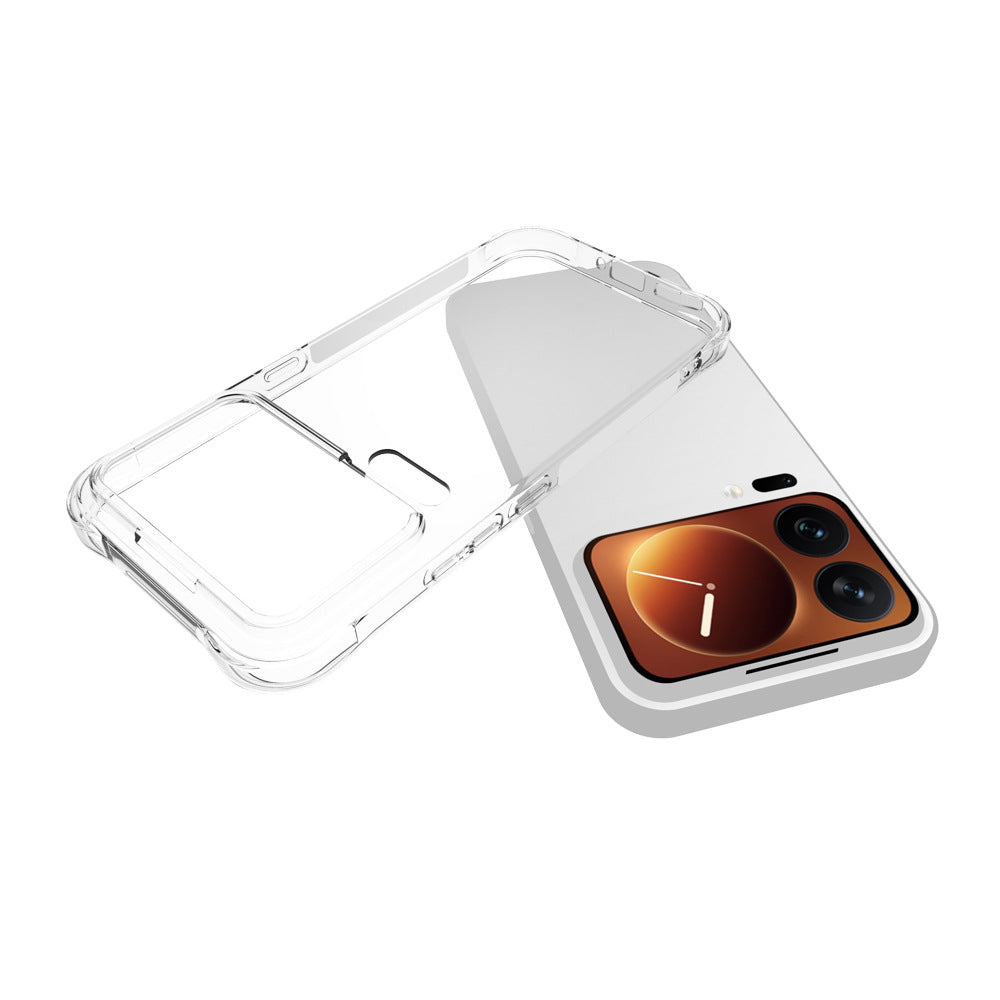WANLONFENG for Xiaomi 18 Pro Max TM Series Clear TPU Case 2.0mm Phone Back Cover