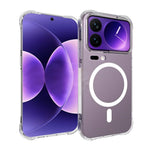 WANLONFENG for Xiaomi 18 Pro TM1 Series 2.0mm Magnetic Case Clear TPU Phone Back Cover