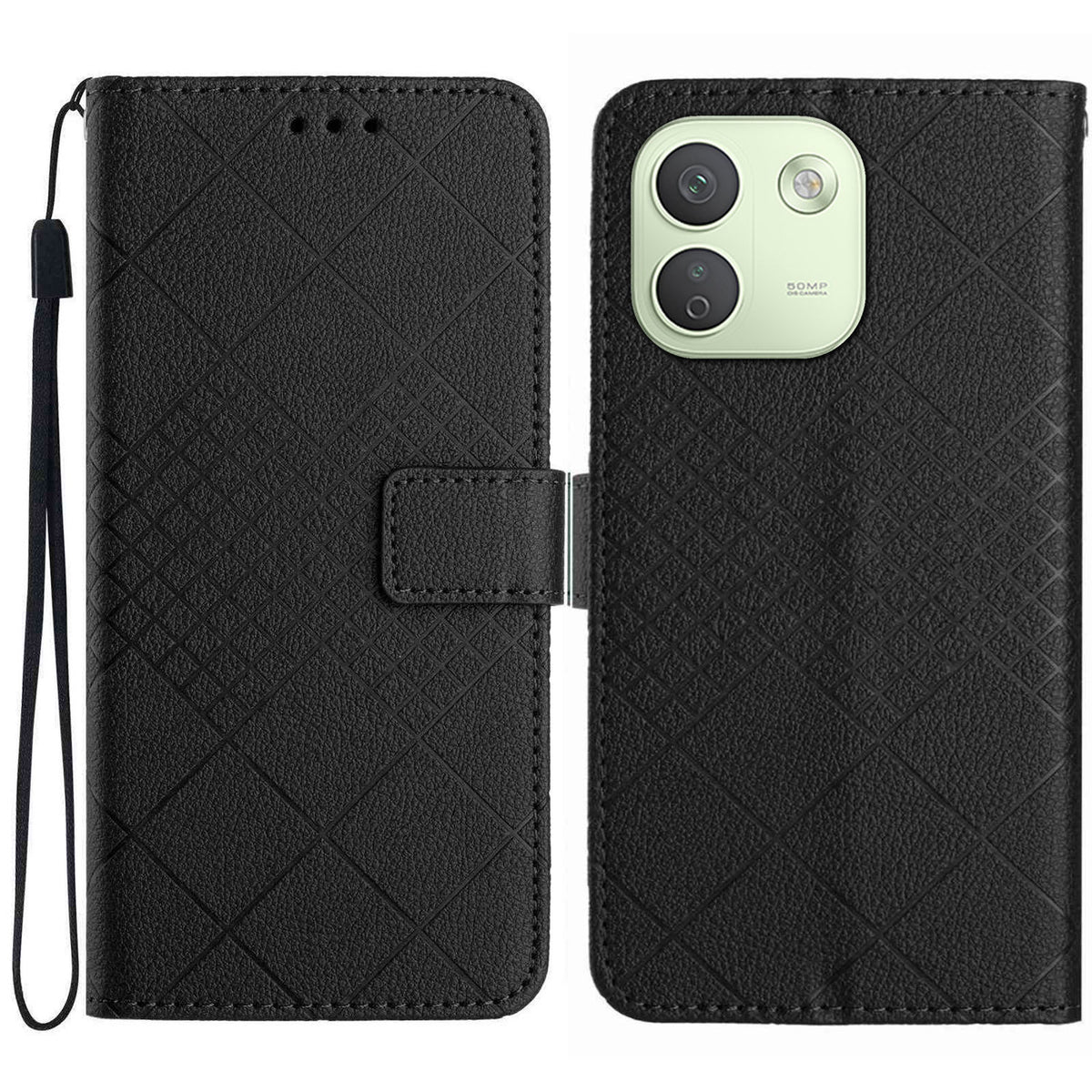 Xiaomi Redmi Note 17 Pro Max 5G / Xiaomi Redmi Note 17 Pro+ 5G Plånboksfodral med tryck i PU-läder, fällbart fodral