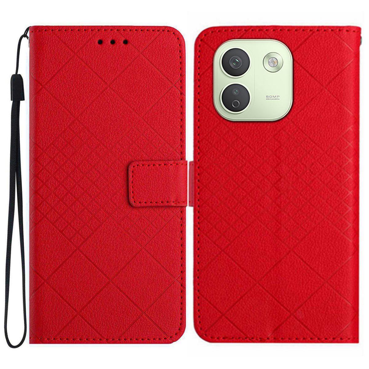 For Xiaomi Redmi Note 17 Pro Max 5G / Xiaomi Redmi Note 17 Pro+ 5G Case Wallet Imprint PU Leather Flip Folio Phone Cover