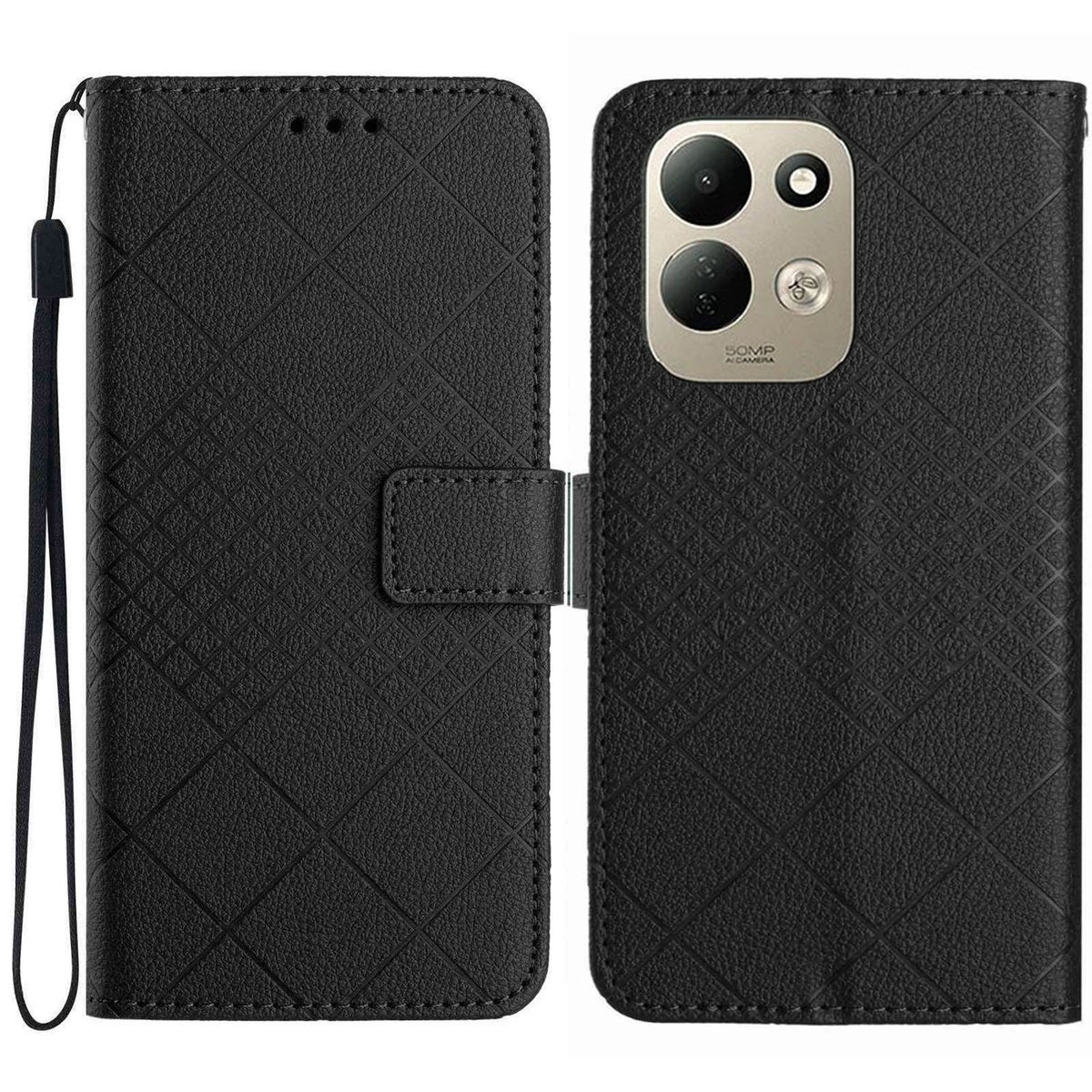 For Xiaomi Redmi 17 5G / Xiaomi Redmi 17 4G Case Wallet Imprint PU Leather Flip Folio Phone Cover