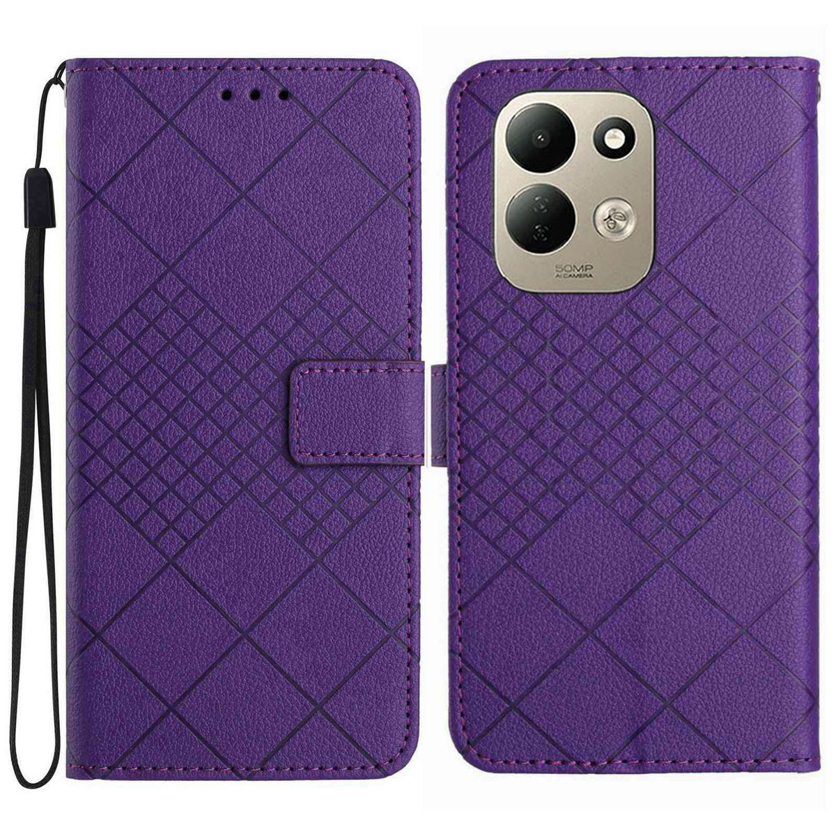 For Xiaomi Redmi 17 5G / Xiaomi Redmi 17 4G Case Wallet Imprint PU Leather Flip Folio Phone Cover