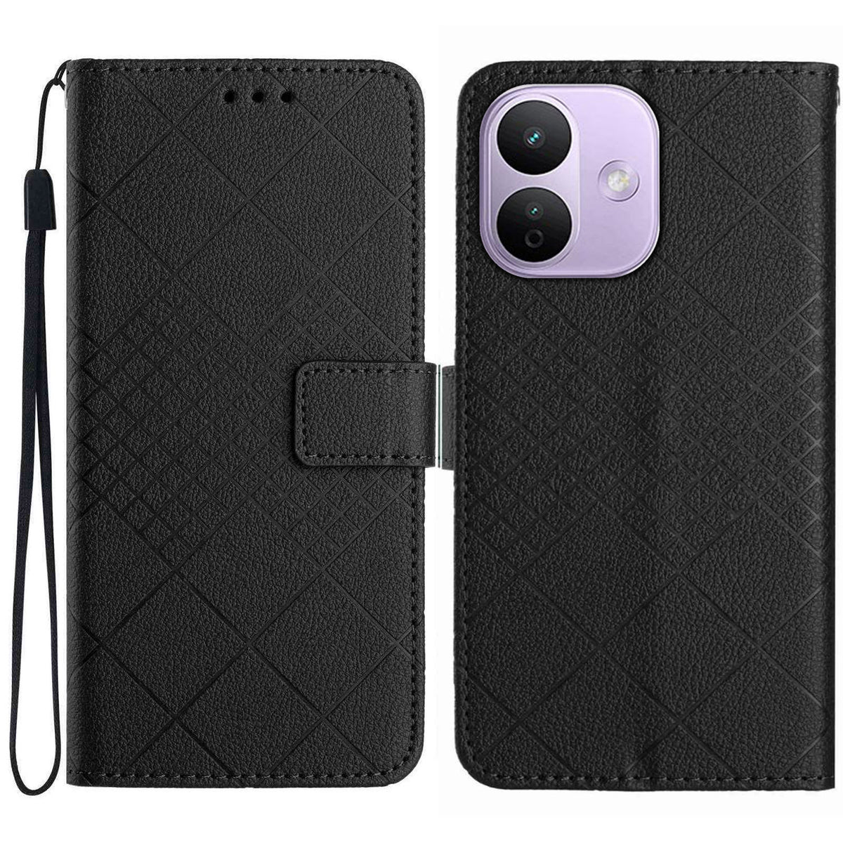 For Xiaomi Redmi Note 17 Pro 5G Case Wallet Imprint PU Leather Flip Folio Phone Cover