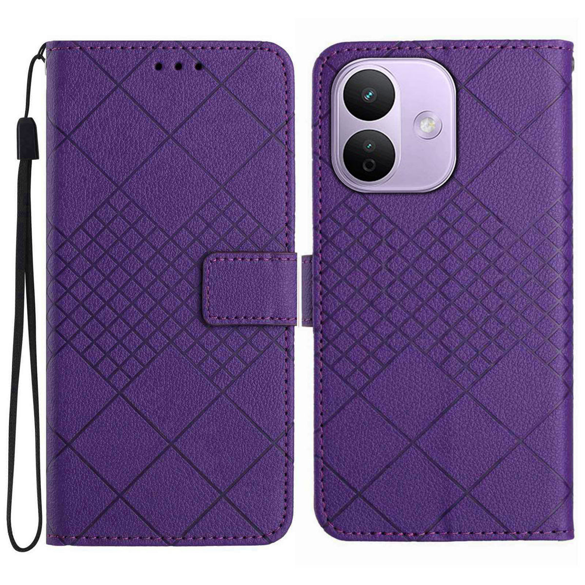 For Xiaomi Redmi Note 17 Pro 5G Case Wallet Imprint PU Leather Flip Folio Phone Cover