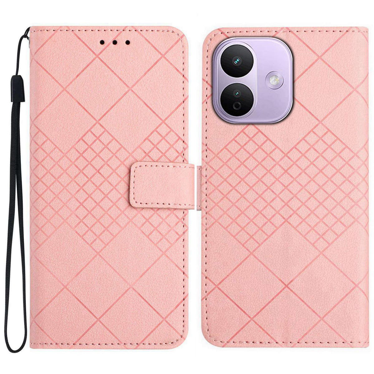 For Xiaomi Redmi Note 17 Pro 5G Case Wallet Imprint PU Leather Flip Folio Phone Cover
