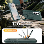 Samsung Galaxy S26 FE-skal Magnetiskt roterbart stöd PC + TPU-mobilskyddsskal