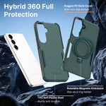 Samsung Galaxy S26 FE-skal Magnetiskt roterbart stöd PC + TPU-mobilskyddsskal