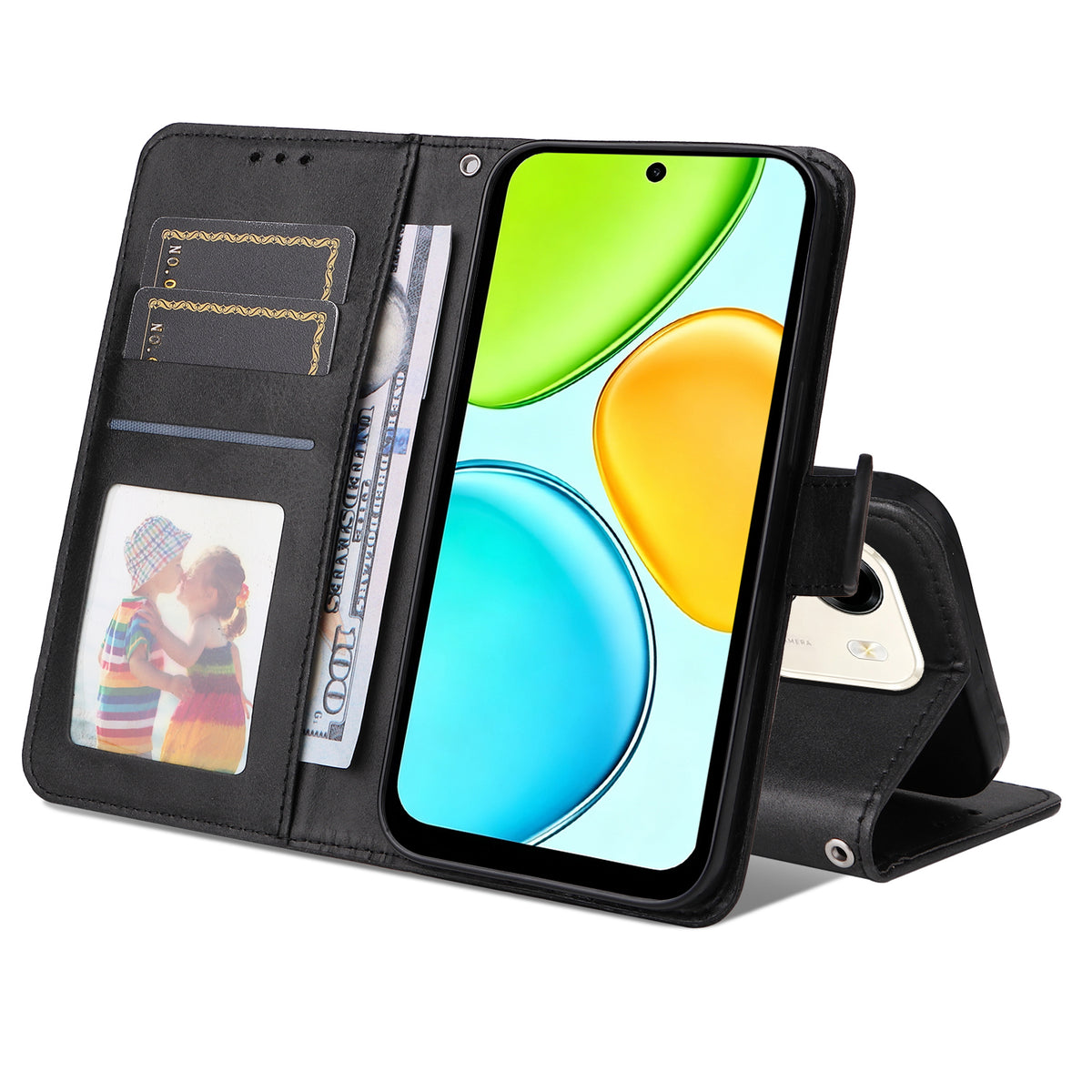 Honor X7e 4G / Honor Play 80 Plus 5G / Honor X6e 4G Cover Wallet PU Læder Folio Flip Telefoncover