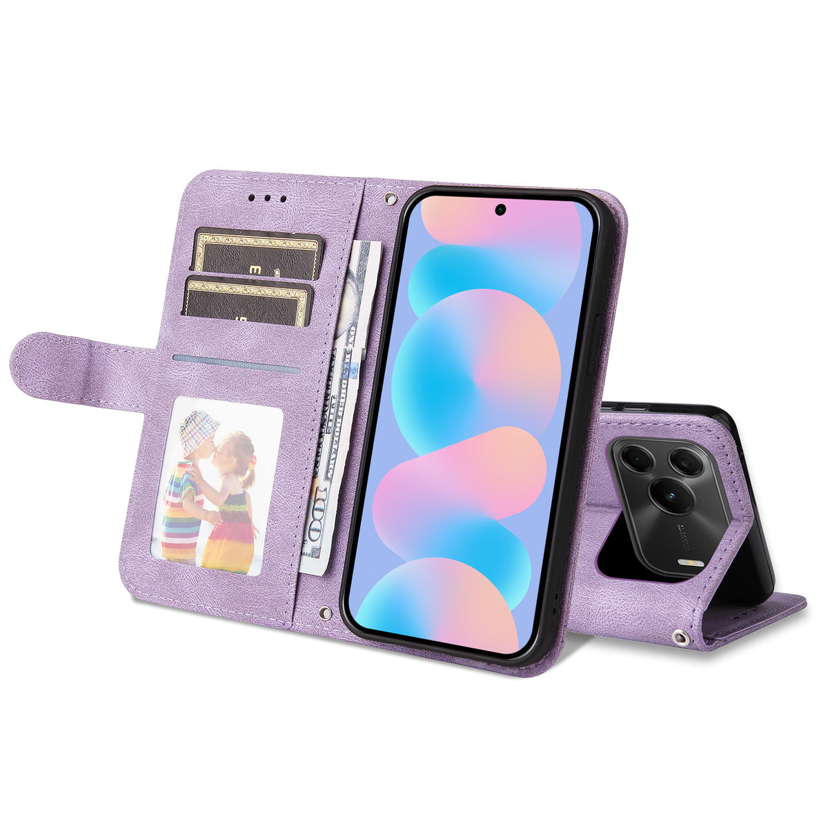 For Huawei nova 16 SE 5G Leather Wallet Cases Skin Touch Phone Cover Stand with Strap