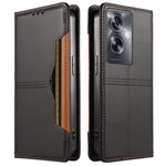 Oppo A2 5G / OnePlus Nord N30 SE 5G / Oppo A79 5G Plånboksfodral Extern kortplats Magnetisk stängning Lädermobilskal