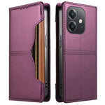 Oppo A3x 5G (Indien) / Oppo A3x 4G / Oppo A40 4G / Oppo A40M 4G / Oppo A60 5G / Oppo A5x 5G / Oppo A5i 4G / Oppo A3i 5G / Oppo A3 4G / Oppo A3 5G / Oppo A5x 4G Plånboksfodral Extern kortplats Magnetisk stängning Lädermobilskal