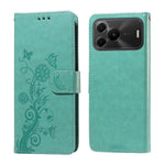 For Huawei nova 16 SE 5G Leather Case Butterfly Floral Imprint Wallet Stand Cover