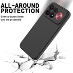 Xiaomi Redmi K100 Pro Max 5G (Kina) / Xiaomi Poco F9 Ultra 5G flytande silikonskal mobilbaksida med handrem