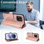 Xiaomi Redmi Note 17 4G (Global) / Xiaomi Redmi Note 17 (Indien/Kina) 5G / Xiaomi Redmi Note 17 5G (Global) Plånboksfodral 9 kortfack RFID-blockerande mandala präglad läderficka med handledsrem