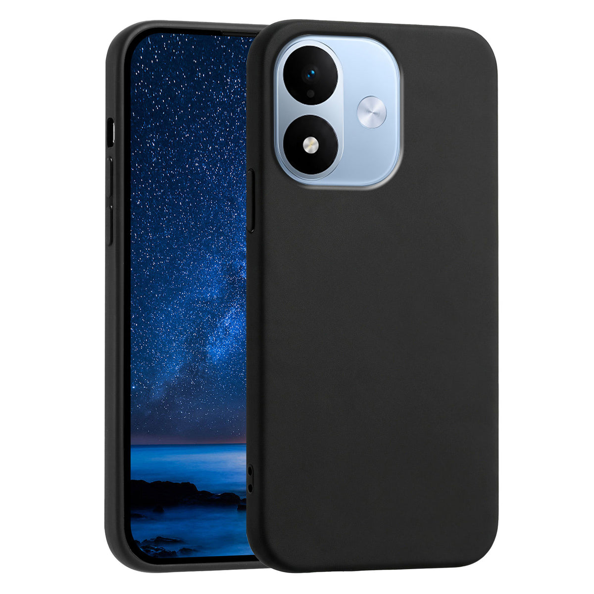 Xiaomi Redmi Note 17 (Indien/Kina) 5G / Xiaomi Redmi Note 17 5G (Global) / Xiaomi Redmi Note 17 4G (Global) skal mjukt TPU fallskyddande halkfri textur mobilskal