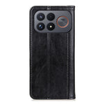 Xiaomi Poco F9 Ultra 5G / Redmi K100 Pro Max 5G (Kina) Stativskal Split Leather Litchi Texture Plånboksfodral