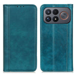 Xiaomi Poco F9 Ultra 5G / Redmi K100 Pro Max 5G (Kina) Stativskal Split Leather Litchi Texture Plånboksfodral