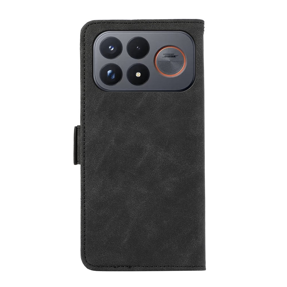 ABEEL For Xiaomi Poco F9 Ultra 5G  /  Redmi K100 Pro Max 5G (China) Case PU Leather Folio Stand View RFID Blocking Phone Cover