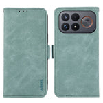 ABEEL For Xiaomi Poco F9 Ultra 5G  /  Redmi K100 Pro Max 5G (China) Case PU Leather Folio Stand View RFID Blocking Phone Cover
