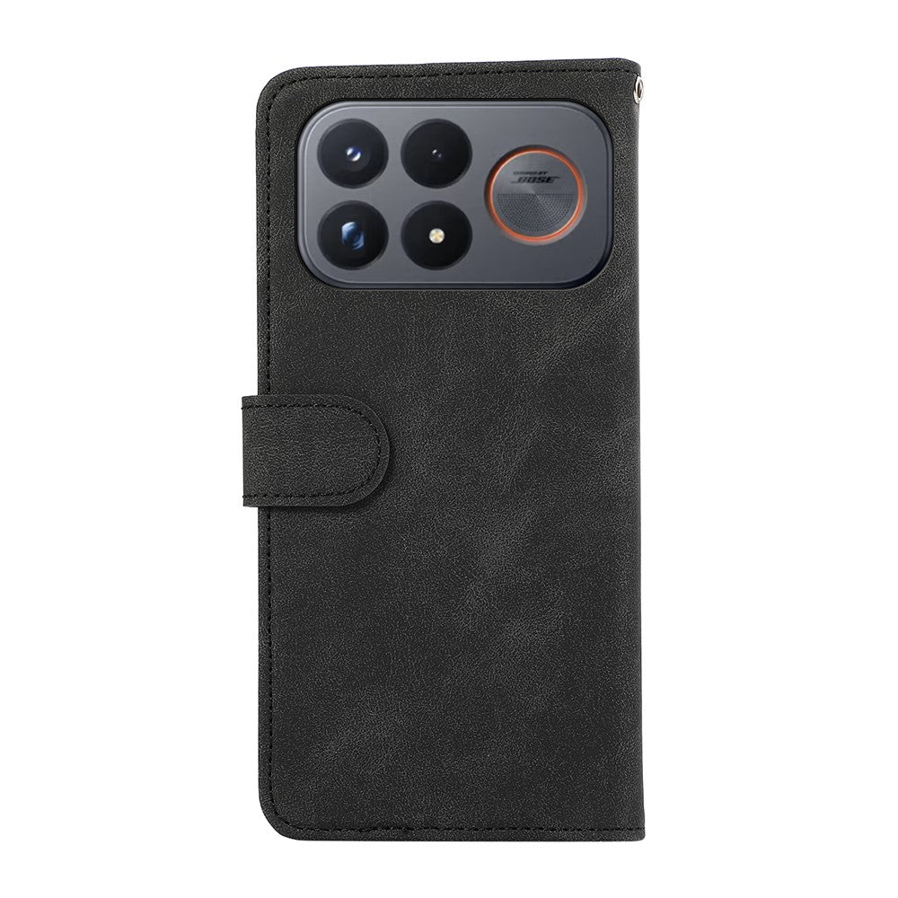 ABEEL For Xiaomi Poco F9 Ultra 5G  /  Redmi K100 Pro Max 5G (China) Case Color Splicing Leather Flip Phone Cover RFID Blocking