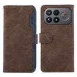 ABEEL For Xiaomi Poco F9 Ultra 5G  /  Redmi K100 Pro Max 5G (China) Case Color Splicing Leather Flip Phone Cover RFID Blocking
