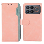 ABEEL For Xiaomi Poco F9 Ultra 5G  /  Redmi K100 Pro Max 5G (China) Case Color Splicing Leather Flip Phone Cover RFID Blocking