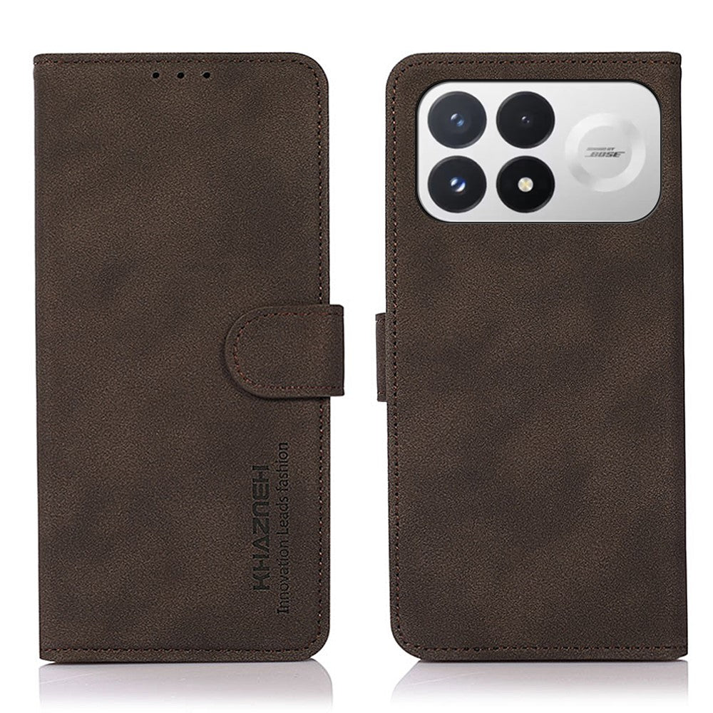 KHAZNEH For Xiaomi Poco F9 Pro 5G  /  Redmi K100 Pro 5G (China) Case Anti Scratch PU Leather Wallet Stand Phone Cover