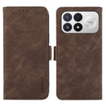 ABEEL For Xiaomi Poco F9 Pro 5G  /  Redmi K100 Pro 5G Case PU Leather Folio Stand View RFID Blocking Phone Cover