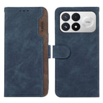 ABEEL For Xiaomi Poco F9 Pro 5G  /  Redmi K100 Pro 5G Case Color Splicing Leather Flip Phone Cover RFID Blocking