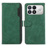 ABEEL For Xiaomi Poco F9 Pro 5G  /  Redmi K100 Pro 5G Case Color Splicing Leather Flip Phone Cover RFID Blocking