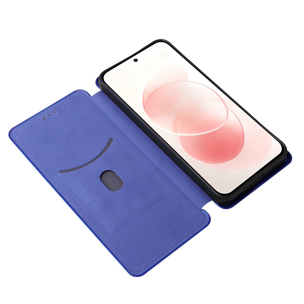 For Xiaomi Redmi Note 17 Pro Max 5G Phone Case Carbon Fiber Texture Drop-Proof PU Leather Phone Cover