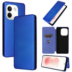 For Xiaomi Redmi Note 17 Pro Max 5G Phone Case Carbon Fiber Texture Drop-Proof PU Leather Phone Cover