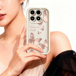 For Xiaomi 17 TPU Case Butterfly Pattern Rubberized Phone Back Cover
