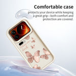 For Xiaomi 17 Pro Max TPU Case Butterfly Pattern Rubberized Phone Back Cover