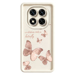 For Xiaomi Redmi Note 15 Pro+ 5G (Global)  /  Poco M8 Pro 5G TPU Case Butterfly Pattern Rubberized Phone Back Cover