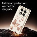 For Xiaomi Redmi Note 15 Pro+ 5G (Global)  /  Poco M8 Pro 5G TPU Case Butterfly Pattern Rubberized Phone Back Cover