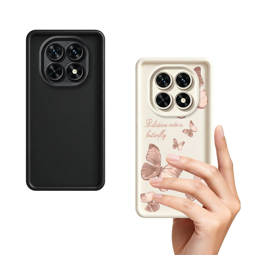 TPU Case For Xiaomi Redmi Note 15 5G (Global)  /  15 4G (Global)  /  Poco M8 5G Butterfly Pattern Rubberized Phone Back Cover